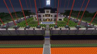 Screenshot of the Minecraft Bedrock Marketplace product World's Safest Mansion created by RareLoot.