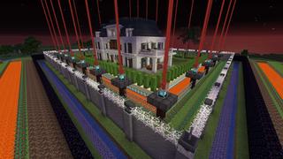 Screenshot of the Minecraft Bedrock Marketplace product World's Safest Mansion created by RareLoot.