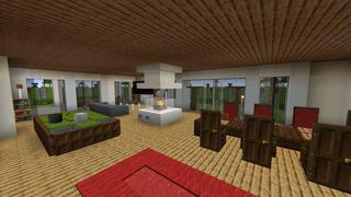Screenshot of the Minecraft Bedrock Marketplace product World's Safest Mansion created by RareLoot.