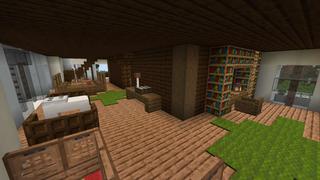 Screenshot of the Minecraft Bedrock Marketplace product World's Safest Mansion created by RareLoot.