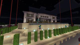 Screenshot of the Minecraft Bedrock Marketplace product World's Safest Villa created by RareLoot.