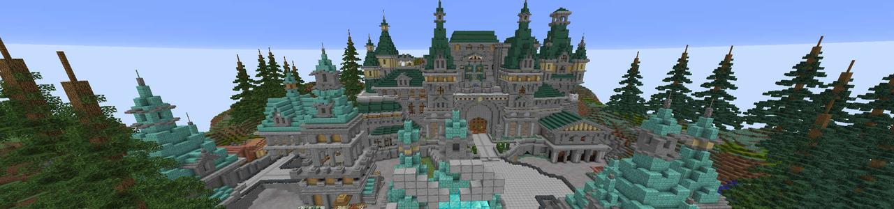 Panorama of the Minecraft Bedrock Marketplace product Zeus Paradise created by RareLoot.