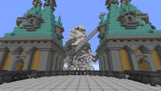 Screenshot of the Minecraft Bedrock Marketplace product Zeus Paradise created by RareLoot.