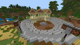 Screenshot of the Minecraft Bedrock Marketplace product Zeus Temple created by RareLoot.