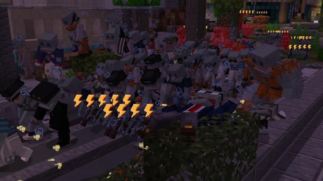 Screenshot of the Minecraft Bedrock Marketplace product Zombie Defense created by RareLoot.