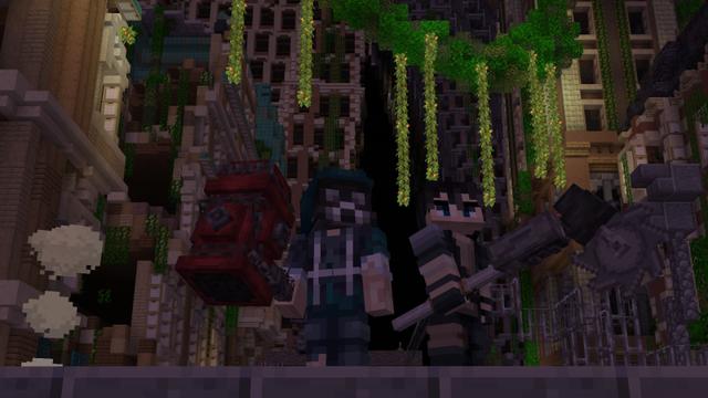 Screenshot of the Minecraft Bedrock Marketplace product Zombie Defense created by RareLoot.