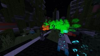 Screenshot of the Minecraft Bedrock Marketplace product Zombie Survival created by RareLoot.