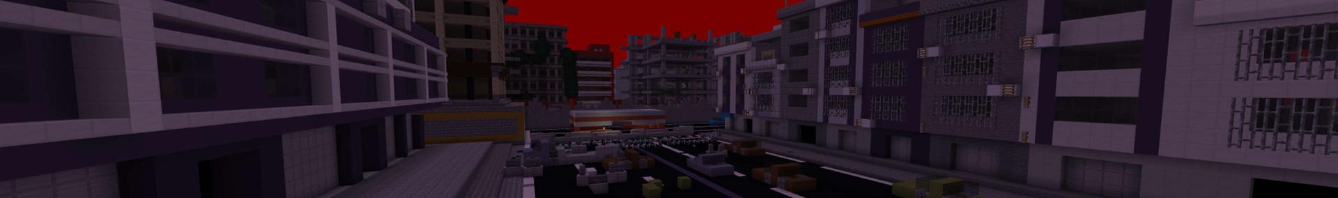 Panorama of the Minecraft Bedrock Marketplace product Zombie Terminator created by RareLoot.