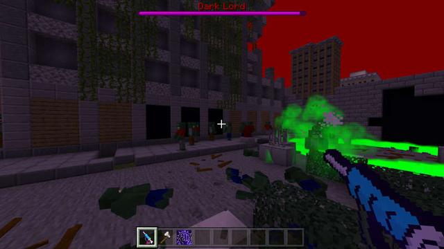 Screenshot of the Minecraft Bedrock Marketplace product Zombie Terminator created by RareLoot.
