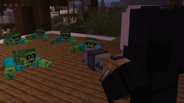 Screenshot of the Minecraft Bedrock Marketplace product Zombies created by RareLoot.