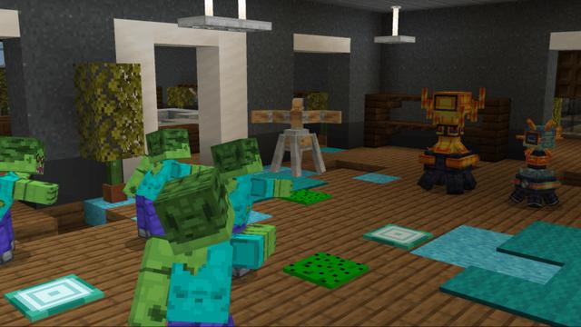 Screenshot of the Minecraft Bedrock Marketplace product Zombies created by RareLoot.
