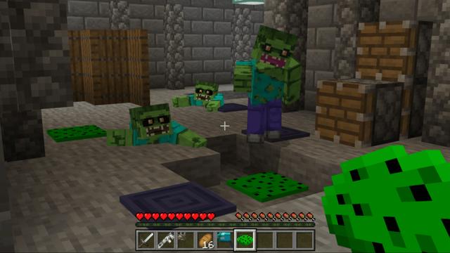 Screenshot of the Minecraft Bedrock Marketplace product Zombies created by RareLoot.