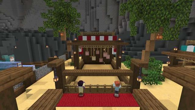 Screenshot of the Minecraft Bedrock Marketplace product Crab Cove Carnival created by RASA Studios.