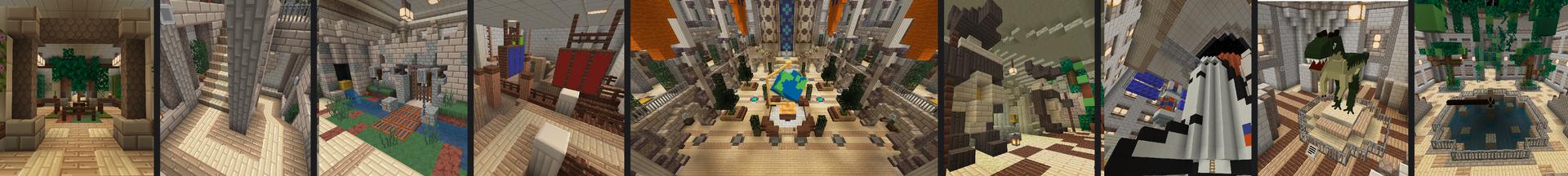 Panorama of the Minecraft Bedrock Marketplace product Heist-Meisters created by RASA Studios.