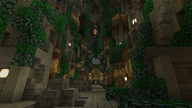 Screenshot of the Minecraft Bedrock Marketplace product Jungle Royale created by RASA Studios.