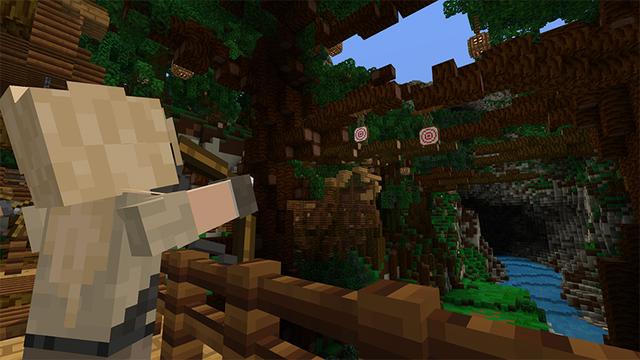 Screenshot of the Minecraft Bedrock Marketplace product Jungle Royale created by RASA Studios.