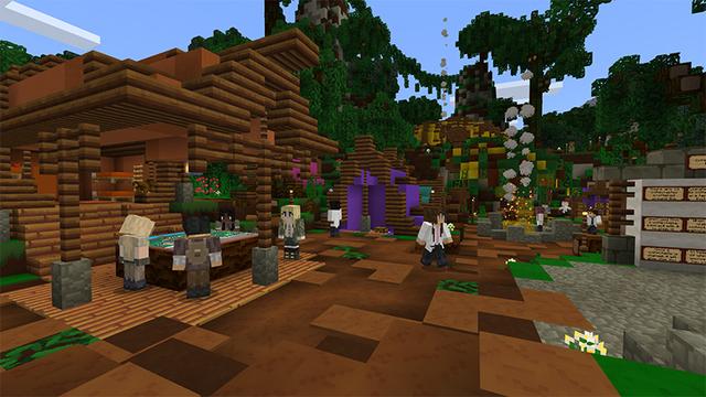 Screenshot of the Minecraft Bedrock Marketplace product Jungle Royale created by RASA Studios.