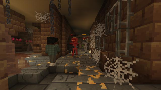Screenshot of the Minecraft Bedrock Marketplace product Skeleton Survivors created by RASA Studios.