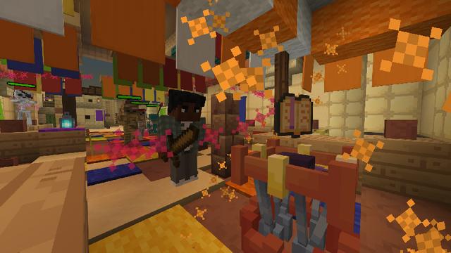 Screenshot of the Minecraft Bedrock Marketplace product Skeleton Survivors created by RASA Studios.