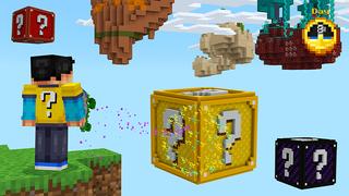 Screenshot of the Minecraft Bedrock Marketplace product 100 Days Lucky Block created by Razzleberries.