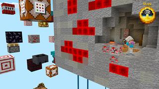 Screenshot of the Minecraft Bedrock Marketplace product 100 Days Mega Blocks created by Razzleberries.