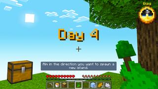 Screenshot of the Minecraft Bedrock Marketplace product 100 Days Skyblock created by Razzleberries.