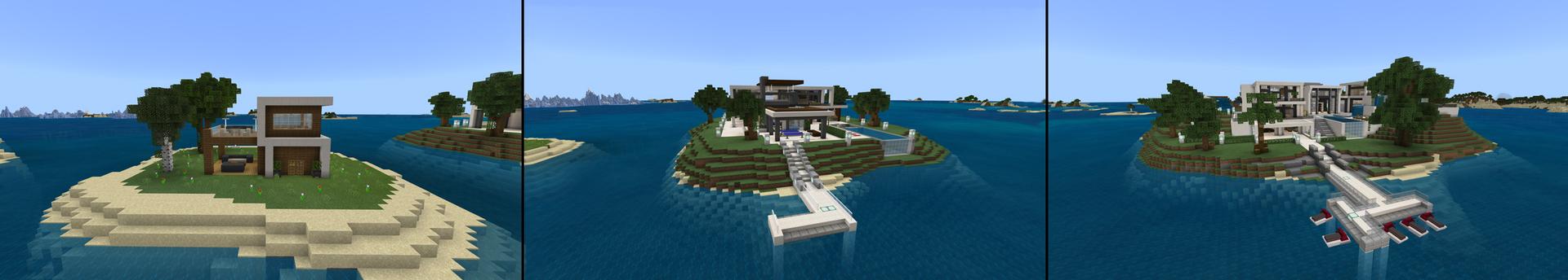 Panorama of the Minecraft Bedrock Marketplace product 10Minutes vs 10Hours vs 10Days created by Razzleberries.