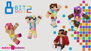 Thumbnail of the Minecraft Bedrock Marketplace product 8-bit Minis 2 created by Razzleberries.