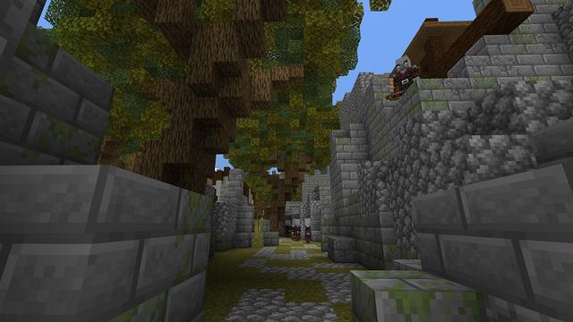 Screenshot of the Minecraft Bedrock Marketplace product Abandoned Ruins created by Razzleberries.