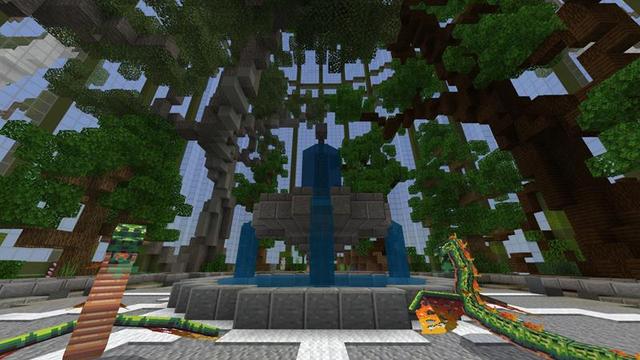 Screenshot of the Minecraft Bedrock Marketplace product Above the Clouds created by Razzleberries.