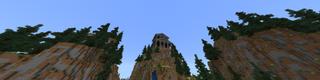 Panorama of the Minecraft Bedrock Marketplace product Actually Mount Olympus created by Razzleberries.