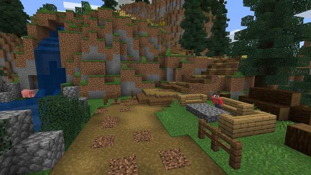 Screenshot of the Minecraft Bedrock Marketplace product Actually Mount Olympus created by Razzleberries.