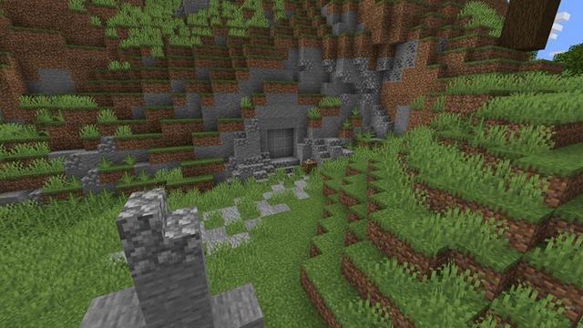 Screenshot of the Minecraft Bedrock Marketplace product Advanced Hideout: Mountain created by Razzleberries.