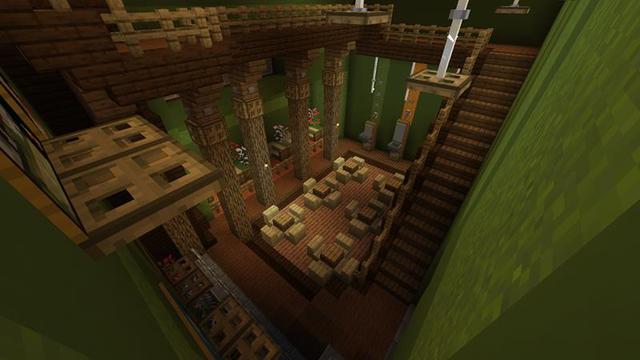 Screenshot of the Minecraft Bedrock Marketplace product Advanced Hideout: Mountain created by Razzleberries.
