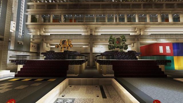 Screenshot of the Minecraft Bedrock Marketplace product Advanced Mecha created by Razzleberries.