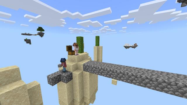 Screenshot of the Minecraft Bedrock Marketplace product Advanced Skyblock created by Razzleberries.