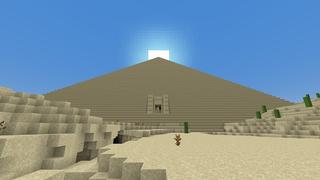 Screenshot of the Minecraft Bedrock Marketplace product Alien Pyramids created by Razzleberries.