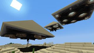 Screenshot of the Minecraft Bedrock Marketplace product Alien Pyramids created by Razzleberries.