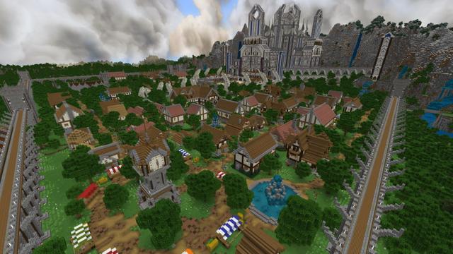 Screenshot of the Minecraft Bedrock Marketplace product Ambercrest Isle created by Razzleberries.