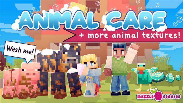 Thumbnail of the Minecraft Bedrock Marketplace product Animal Care created by Razzleberries.