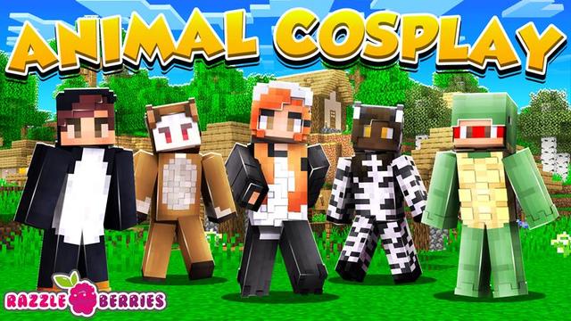 Thumbnail of the Minecraft Bedrock Marketplace product Animal Cosplay created by Razzleberries.