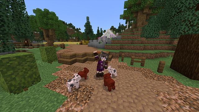 Screenshot of the Minecraft Bedrock Marketplace product Animania created by Razzleberries.