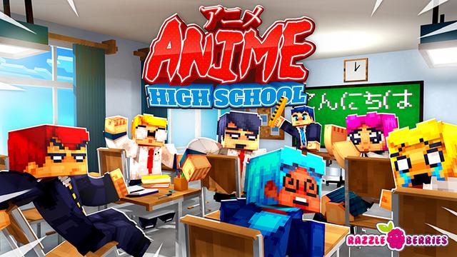 Thumbnail of the Minecraft Bedrock Marketplace product Anime High School created by Razzleberries.