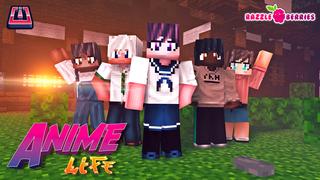 Thumbnail of the Minecraft Bedrock Marketplace product Anime Life HD created by Razzleberries.