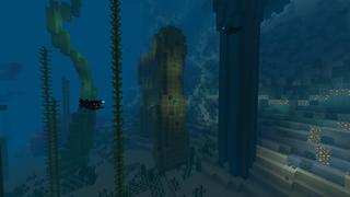 Screenshot of the Minecraft Bedrock Marketplace product Aquatheon created by Razzleberries.