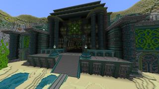Screenshot of the Minecraft Bedrock Marketplace product Aquatheon created by Razzleberries.