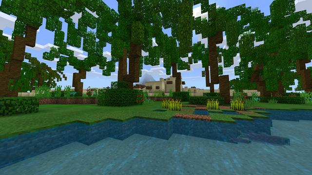Screenshot of the Minecraft Bedrock Marketplace product Arabian Palm Island created by Razzleberries.