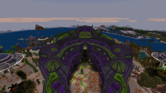 Screenshot of the Minecraft Bedrock Marketplace product Area 51 Alien Invasion created by Razzleberries.