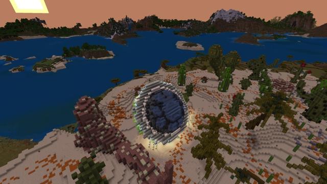 Screenshot of the Minecraft Bedrock Marketplace product Area 51 Alien Invasion created by Razzleberries.