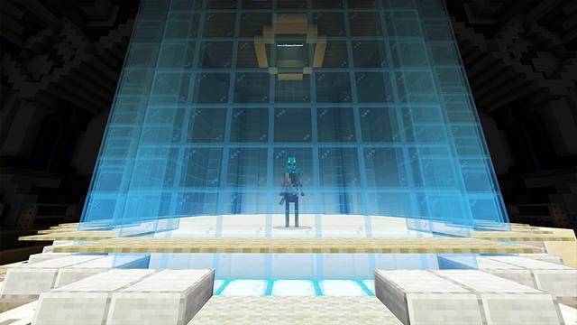 Screenshot of the Minecraft Bedrock Marketplace product Area 51: Rescue Mission created by Razzleberries.